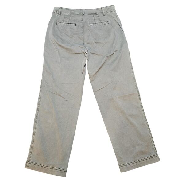 GAP Light Green Khaki Girlfriend Straight Pants Size 8 - Picture 3 of 6